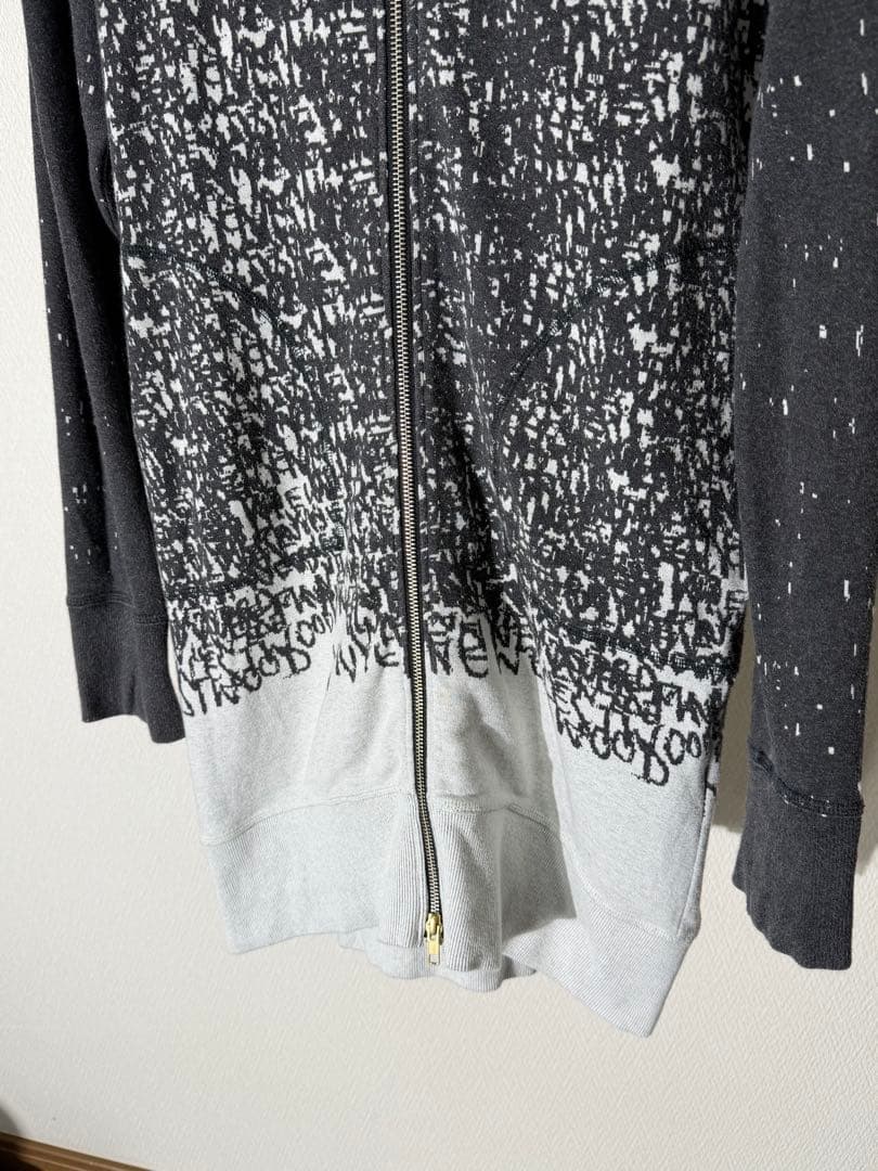 ヴィヴィアンウエストウッドマン ロゴプリント スウェットロングパーカー