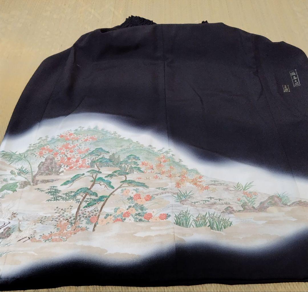 B2064 留袖リメイク袖広がりデザインフォーマルパーティードレス