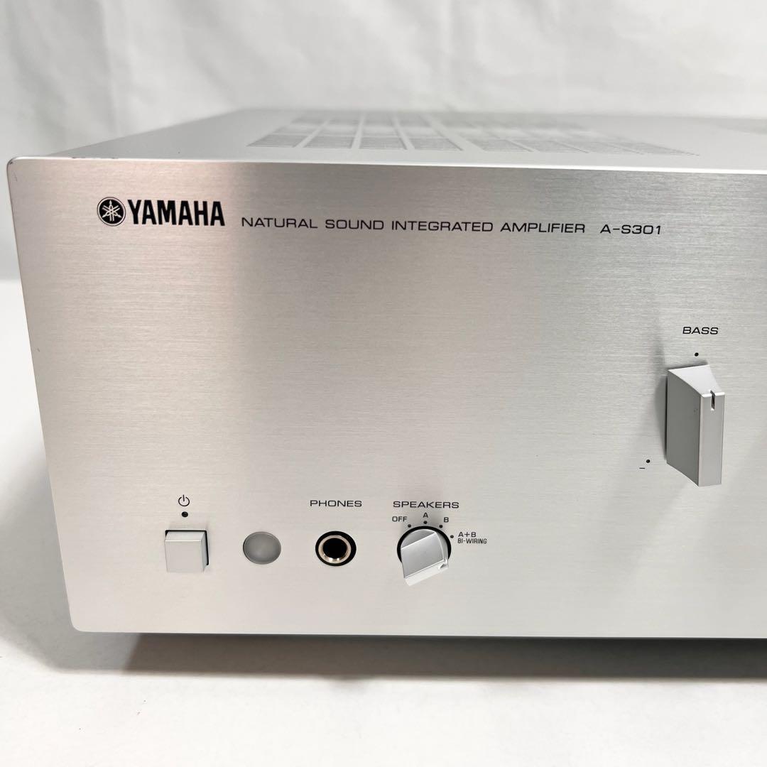 ヤマハ A-S301 プリメインアンプ 説明書・リモコン付き 通電OK 現状品