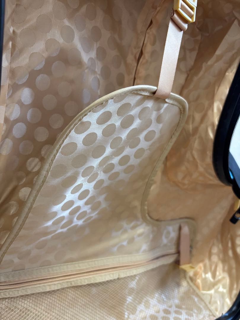 乗れるキャリーケース　青