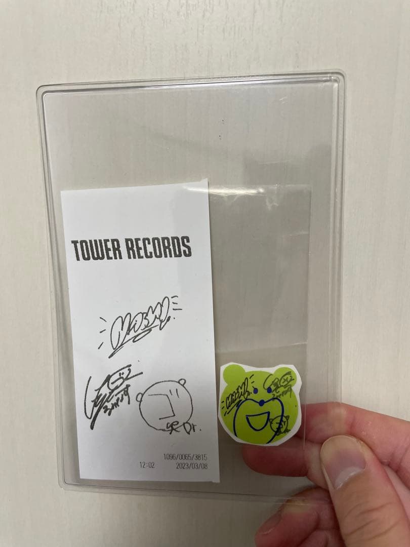 サバシスター　サイン入りステッカー