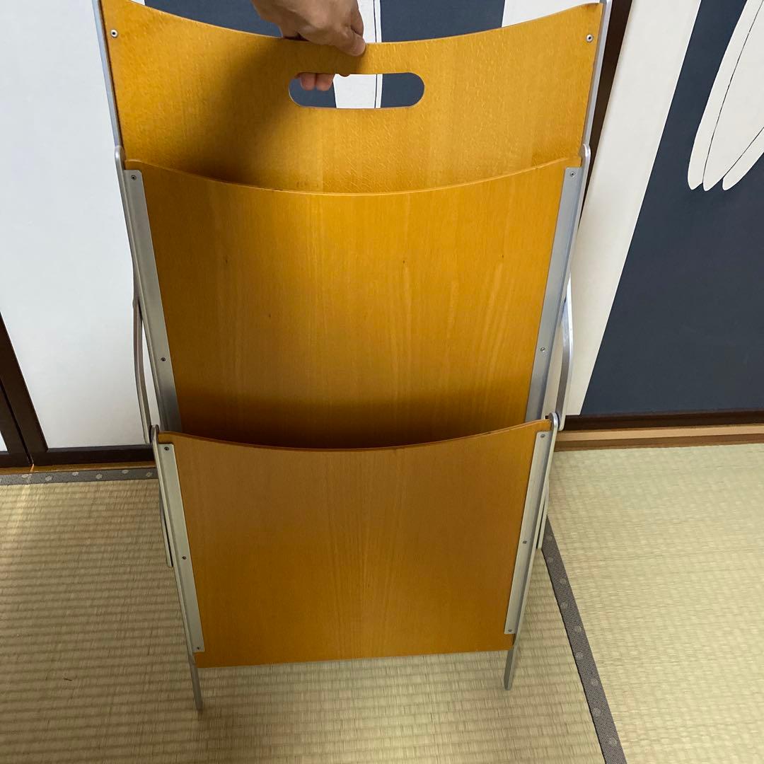 イタリア製 YCAMI イカミ 折りたたみ式 マガジンラック ⭐️定価6万8千円