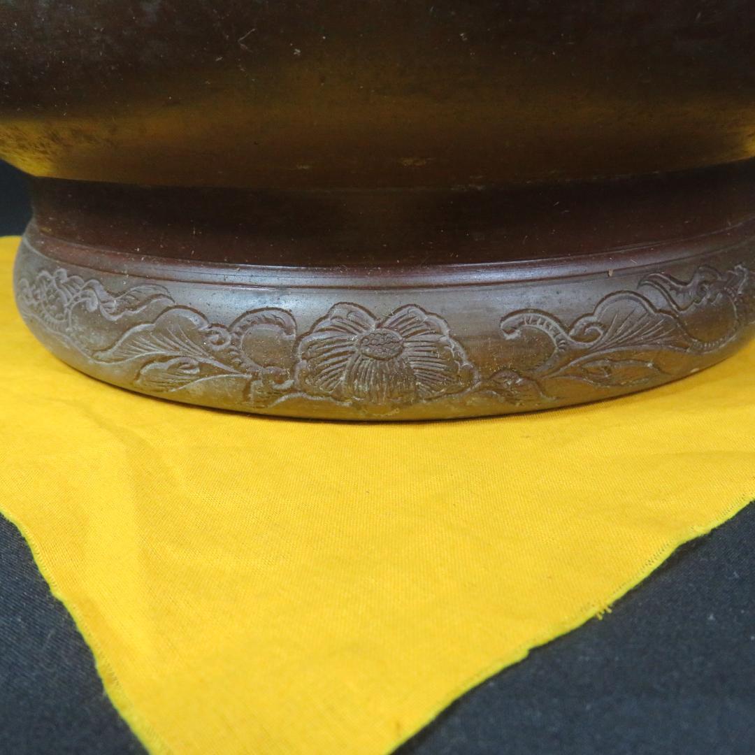 火鉢 双耳 灰入り キリン 麒麟 鳳凰 亀 龍 ドラゴン