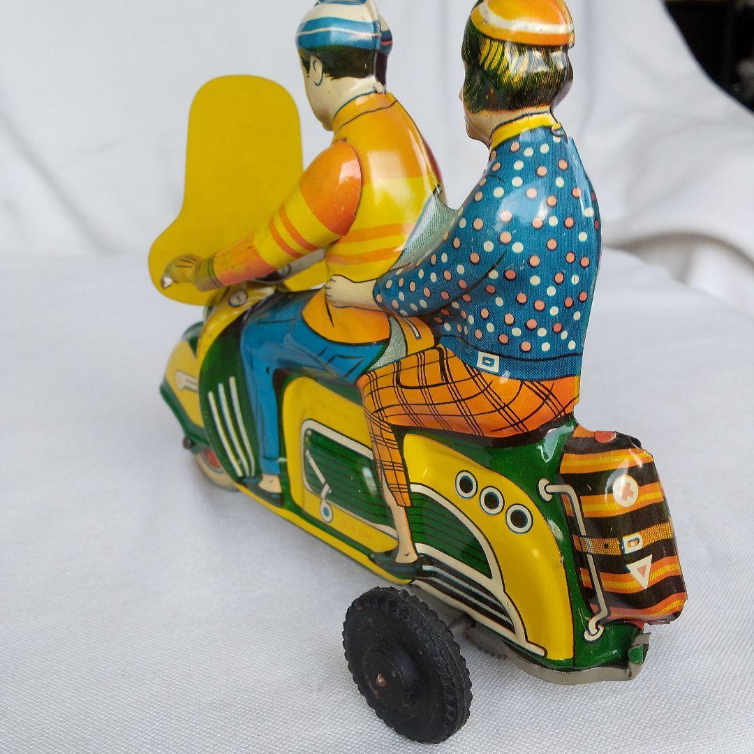 独製 スクーター ブリキ バイク オートバイ レトロ ビンテージ 古い