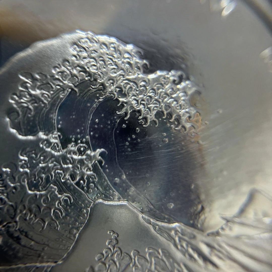 【純銀】HOKUSAI “THE GREAT WAVE” フィジー　銀貨1ドル