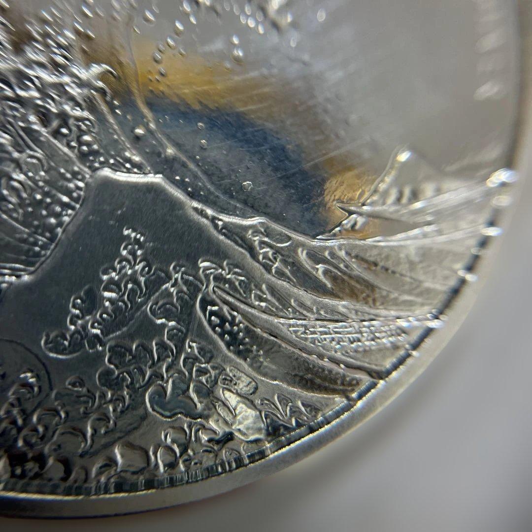 【純銀】HOKUSAI “THE GREAT WAVE” フィジー　銀貨1ドル