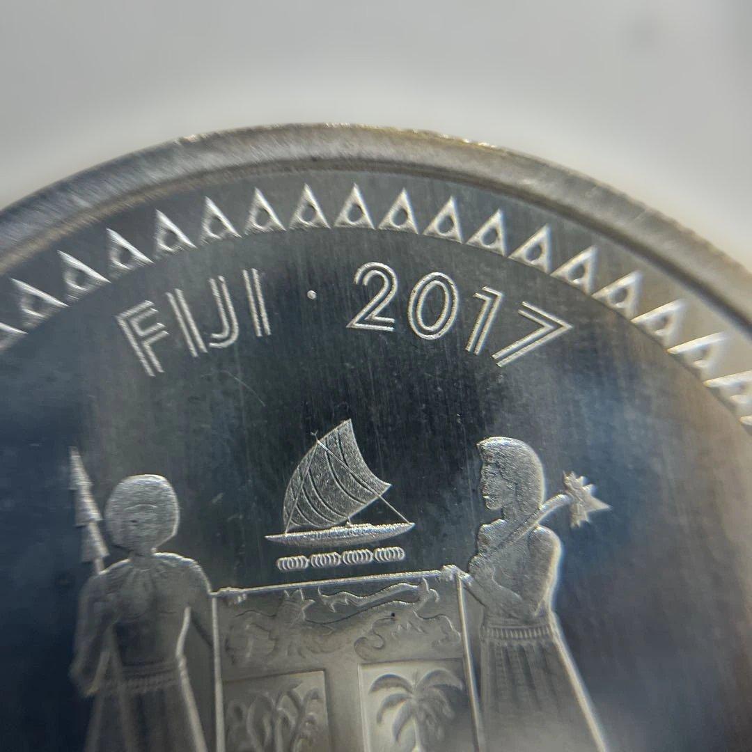 【純銀】HOKUSAI “THE GREAT WAVE” フィジー　銀貨1ドル