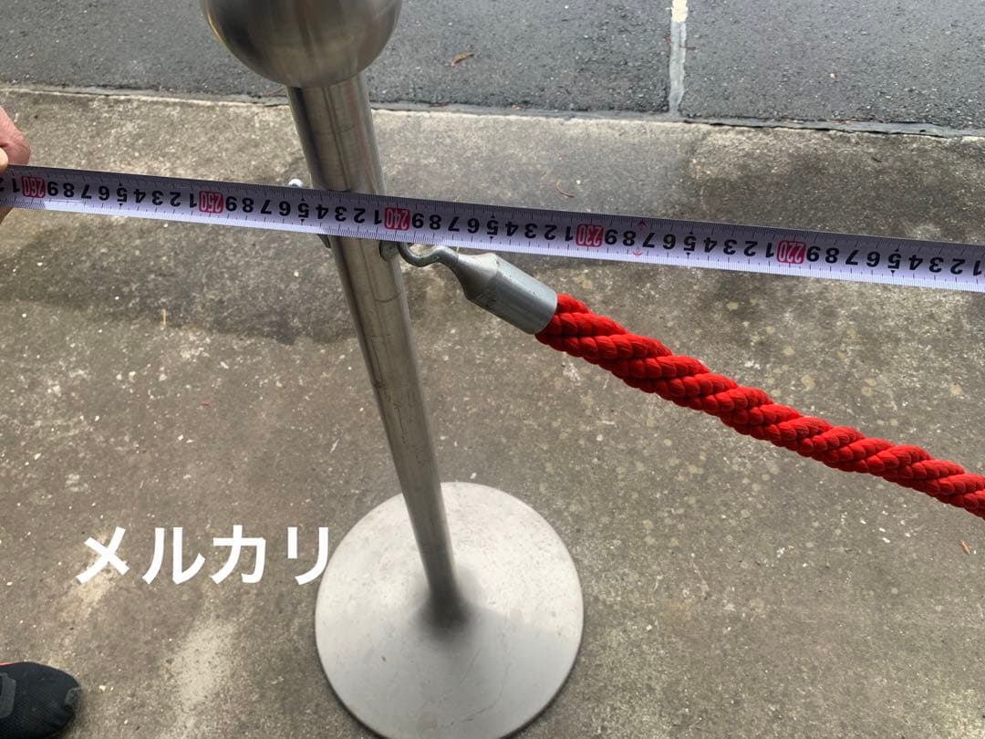 鉄道グッズ　駅開業時使用　ロープパーテーション