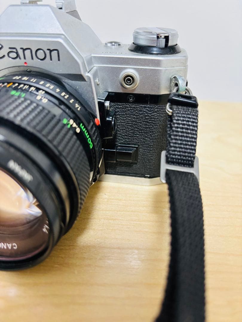 (ジャンク品)canon AE-1 FD 50mm F1.4 レンズ付き