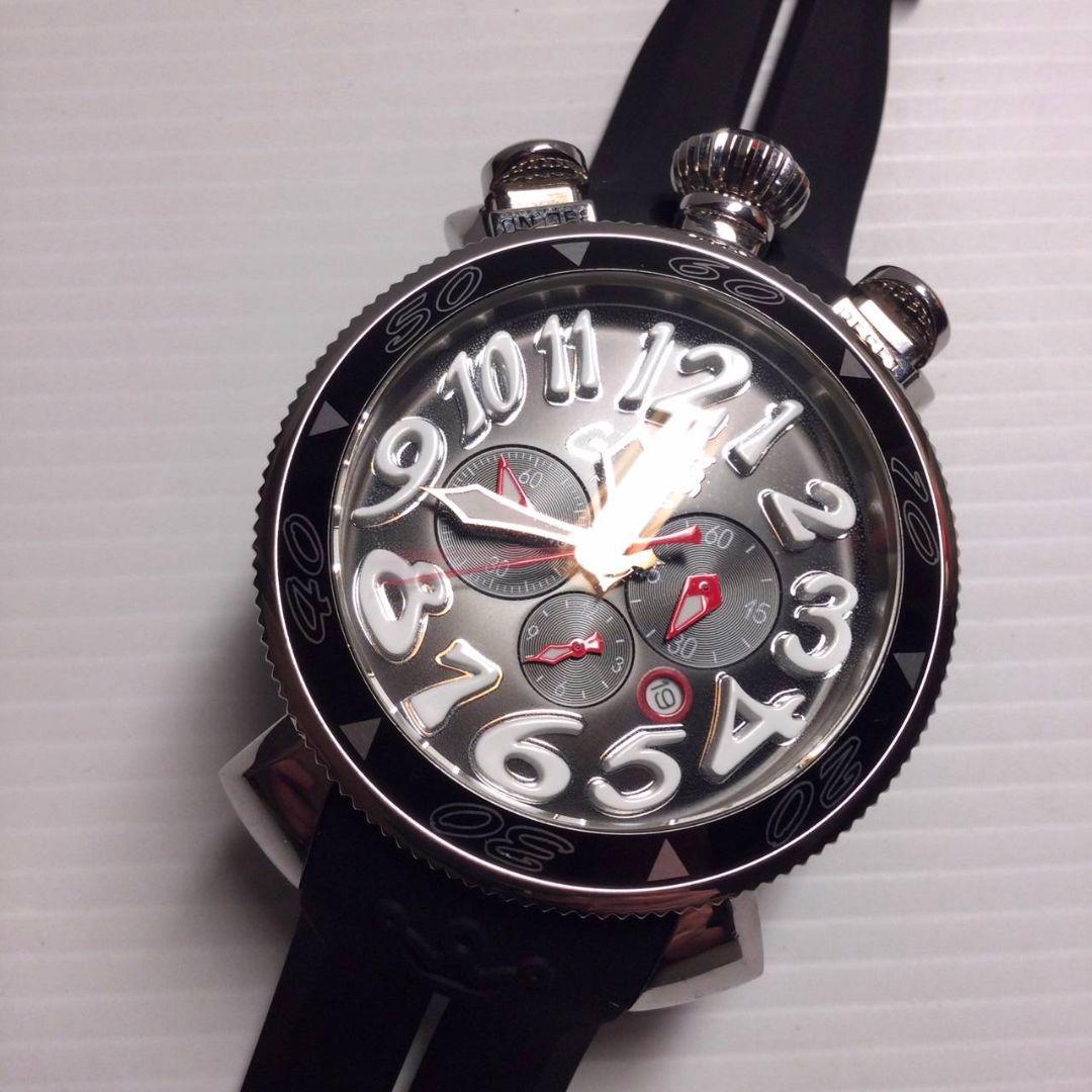 ポコ　ガガミラノ ◆クロノグラフ 稼働品 6050.6