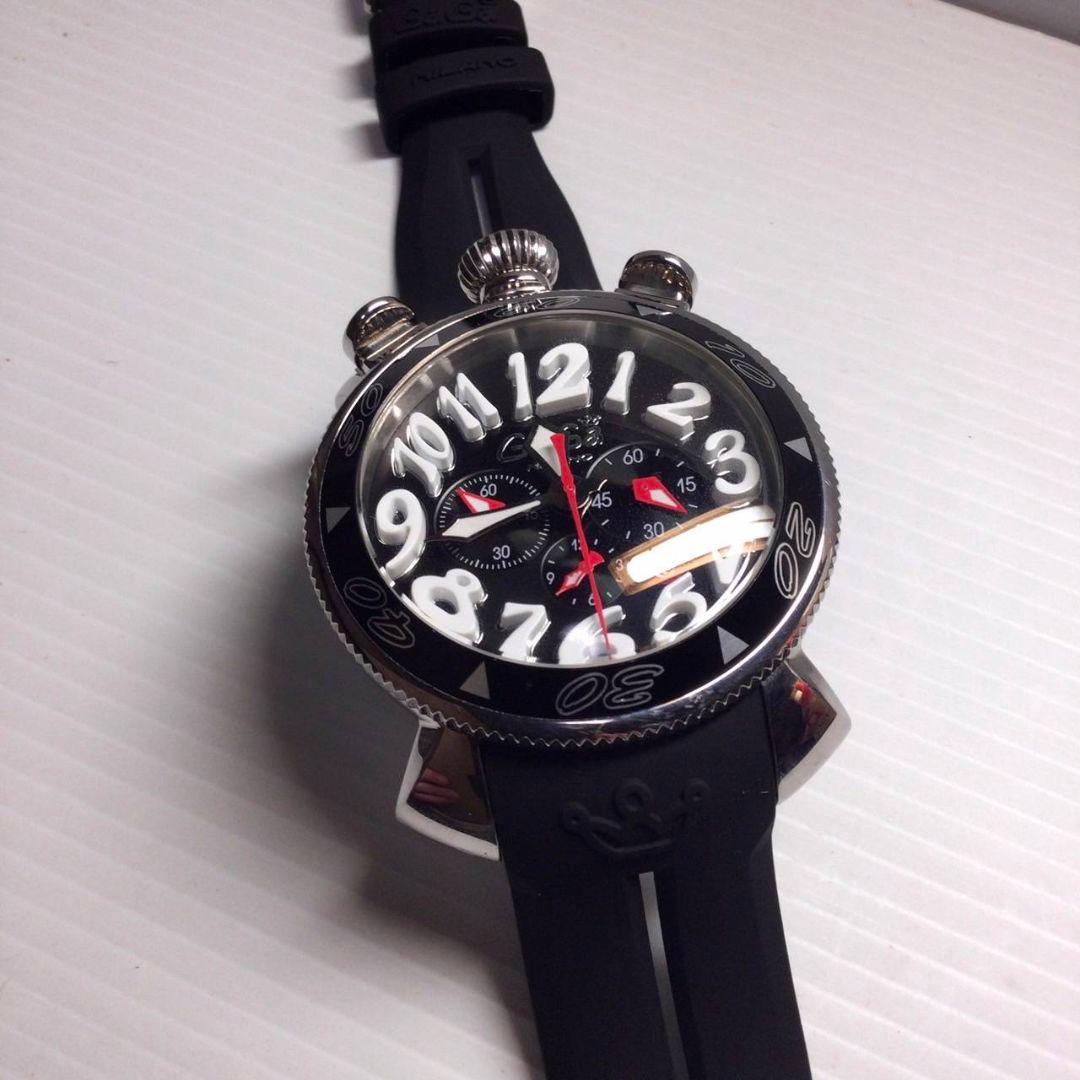 ポコ　ガガミラノ ◆クロノグラフ 稼働品 6050.6