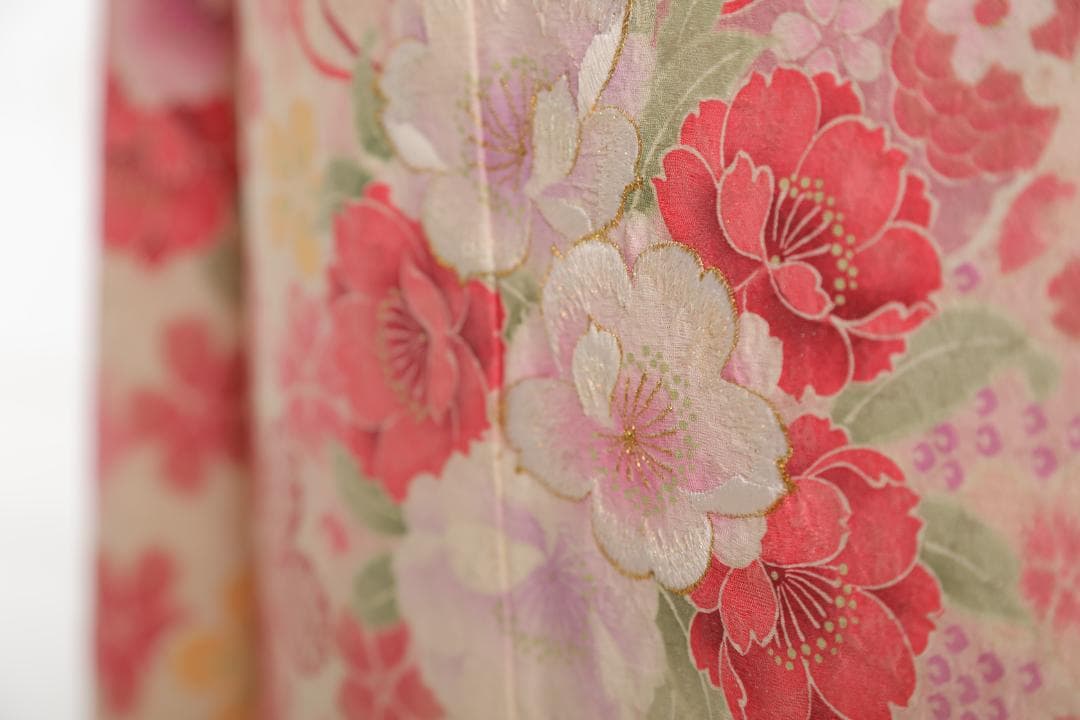 振袖セット【F209】白・ピンク