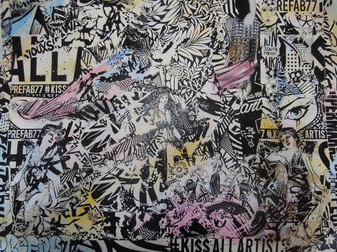 激レア　スペシャル　世界10枚限定　prefab77　直筆サイン　banksy