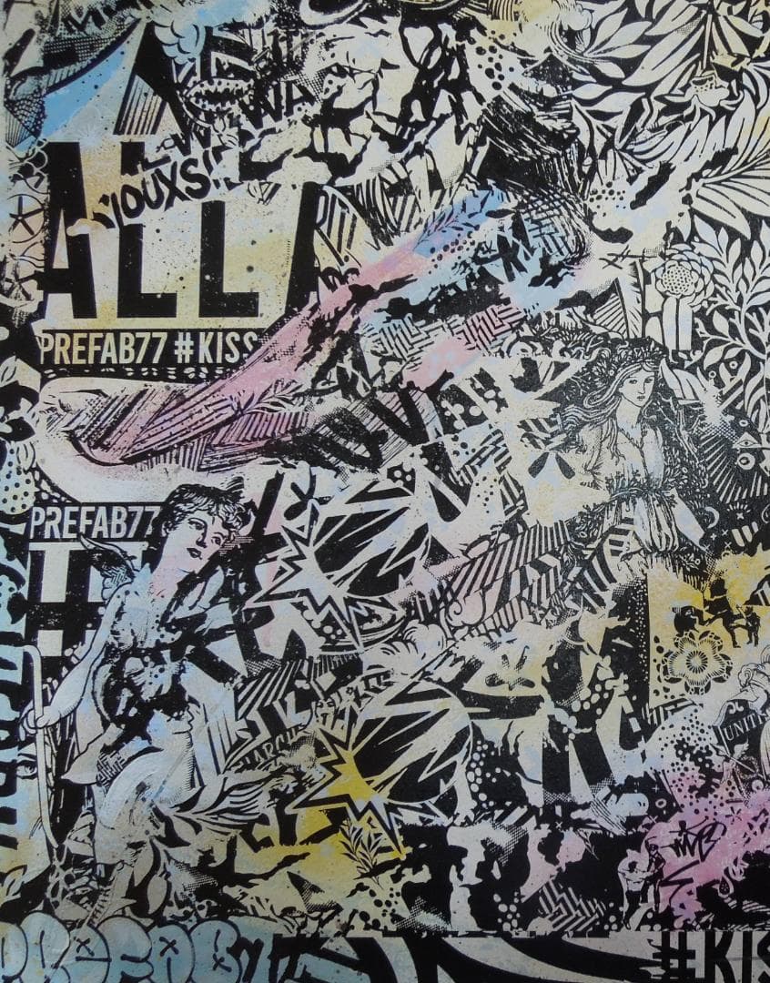 激レア　スペシャル　世界10枚限定　prefab77　直筆サイン　banksy