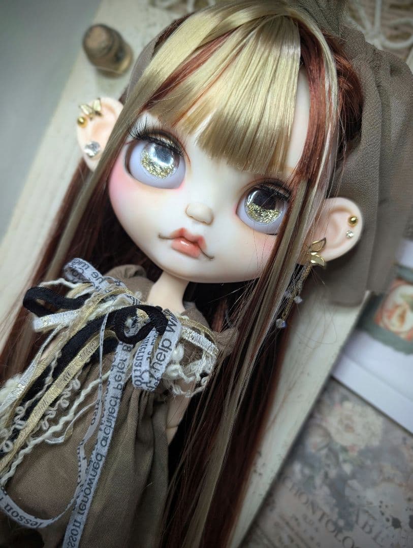 にゃん❁︎アイシードール❁︎カスタム❁︎首傾げボディ❁︎フルセット