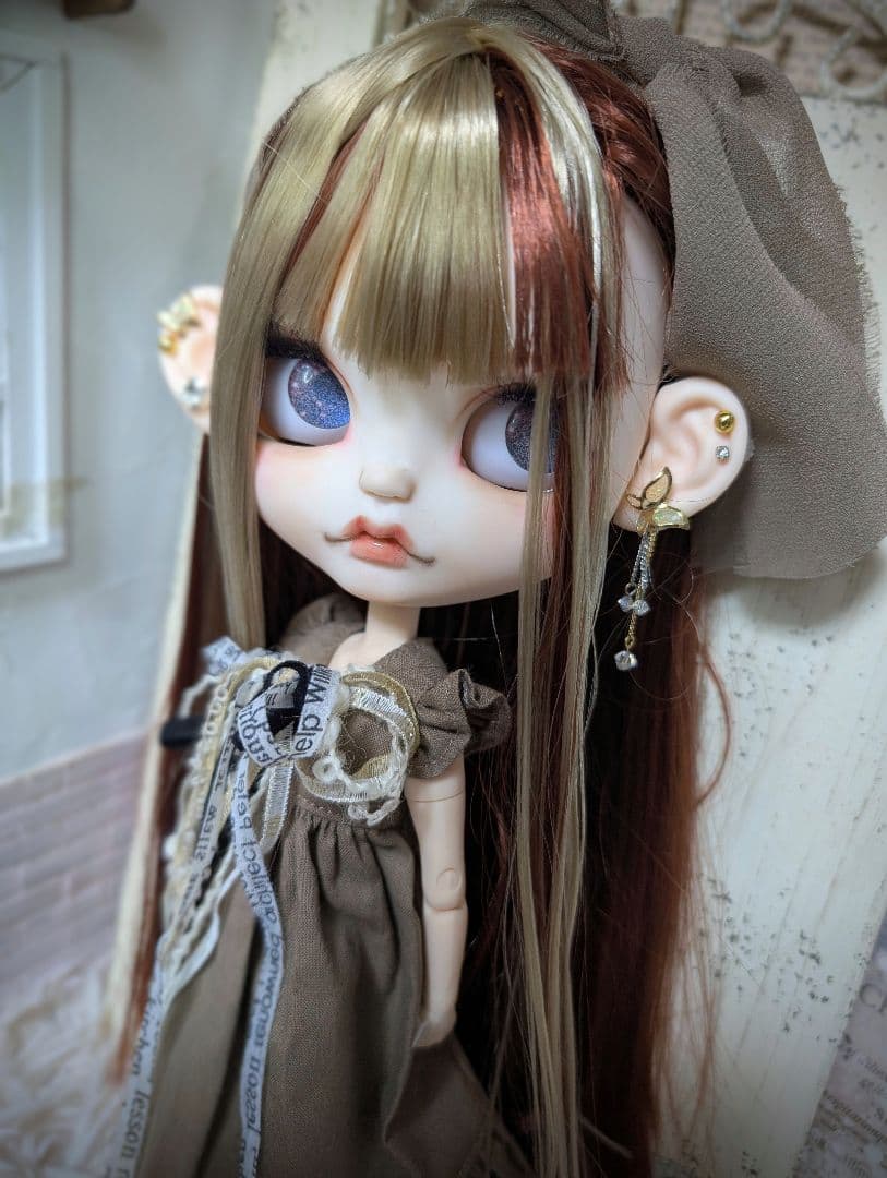 にゃん❁︎アイシードール❁︎カスタム❁︎首傾げボディ❁︎フルセット