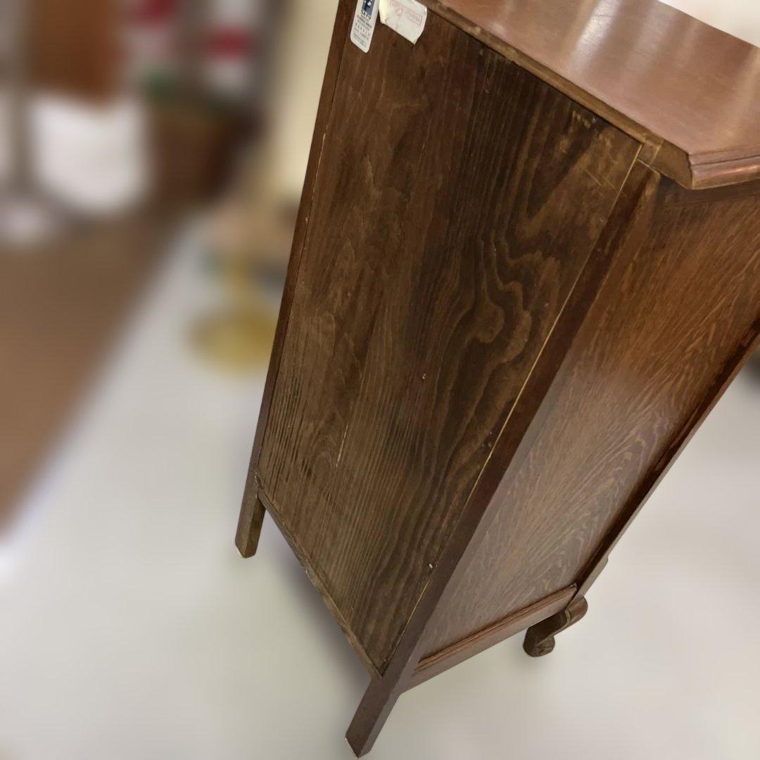 【三越製作所】◇電話台◆ヴィンテージ◇ルーマニア製◆オーク材