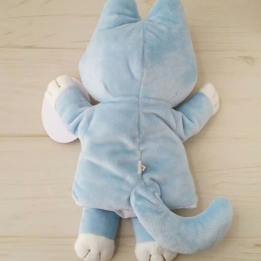 新品　11ぴきのねこ　パペット　ブルー　猫　ネコ