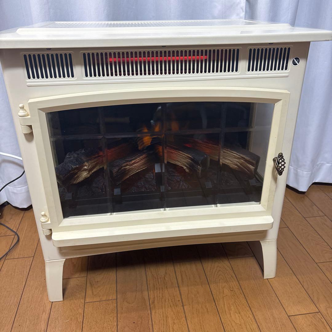 美品　QVCジャパン 暖炉型パワーヒート DFI-5010-04 ファンヒーター