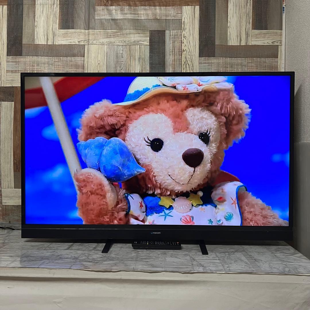 即日受渡❣️全国送料込MAXZEN 50型TV。ゲームモード&外付HDD録画対応