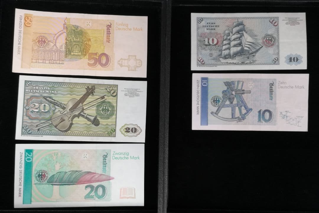 ドイツ紙幣×5枚　管理1204
