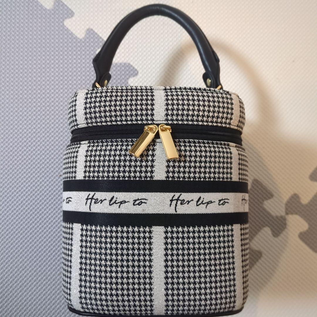 herlipto HLT Jacquard Vanity Bag　silver