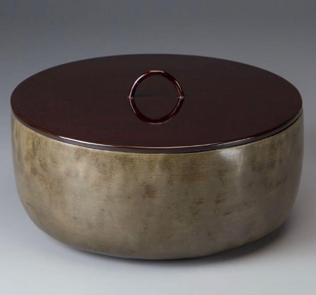 南蛮　砂張　水指　益田鈍翁　旧蔵品　検) 茶道具　表千家　裏千家　花器　茶道