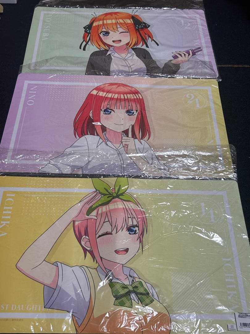 五等分の花嫁　プレイマット　デスクマット マウスパッド