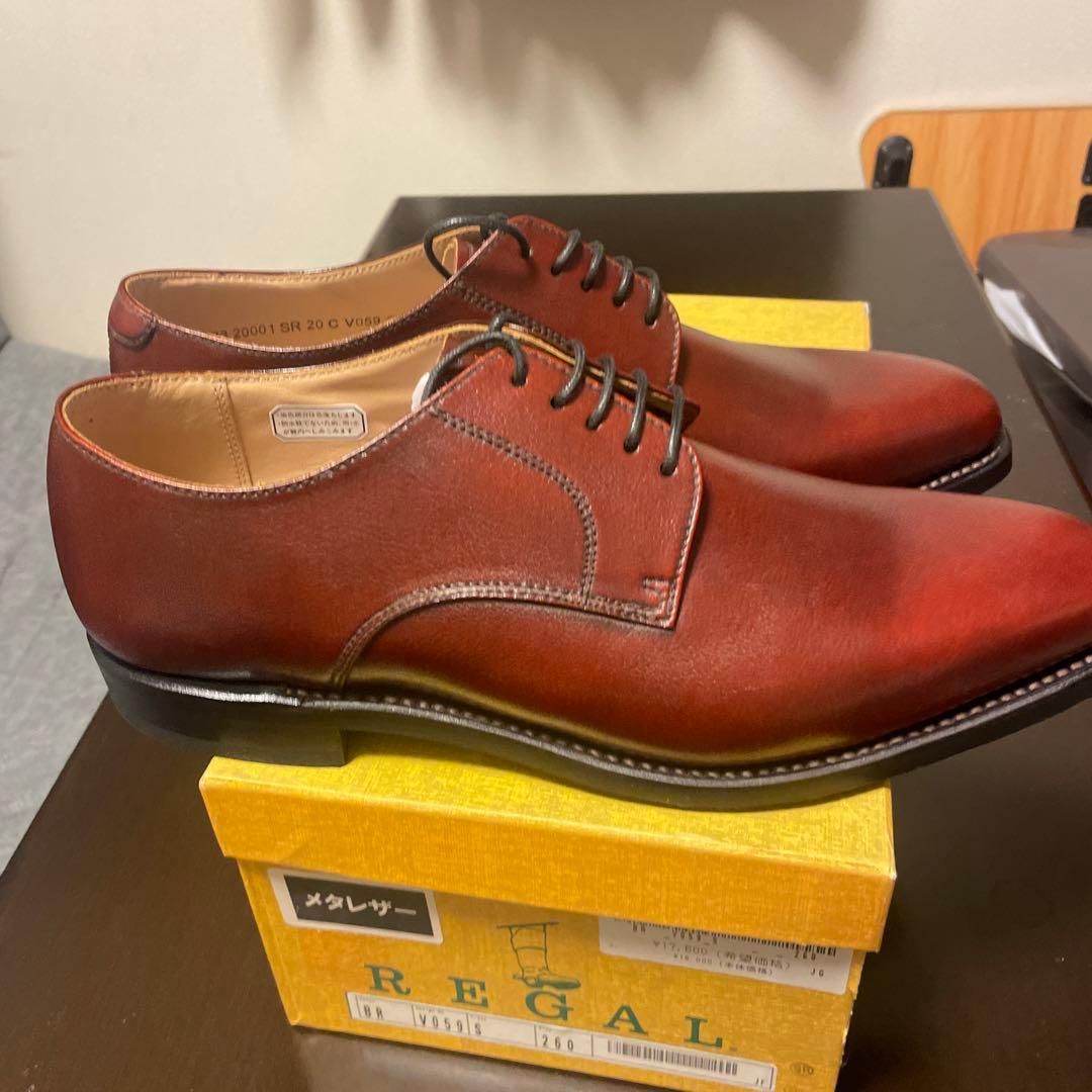 REGAL V059 260 ブラウン ビジネスシューズ