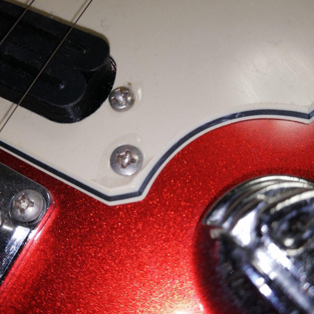 ピグノーズ　Pignose レッド エレキギター　コンパクト ケース付き