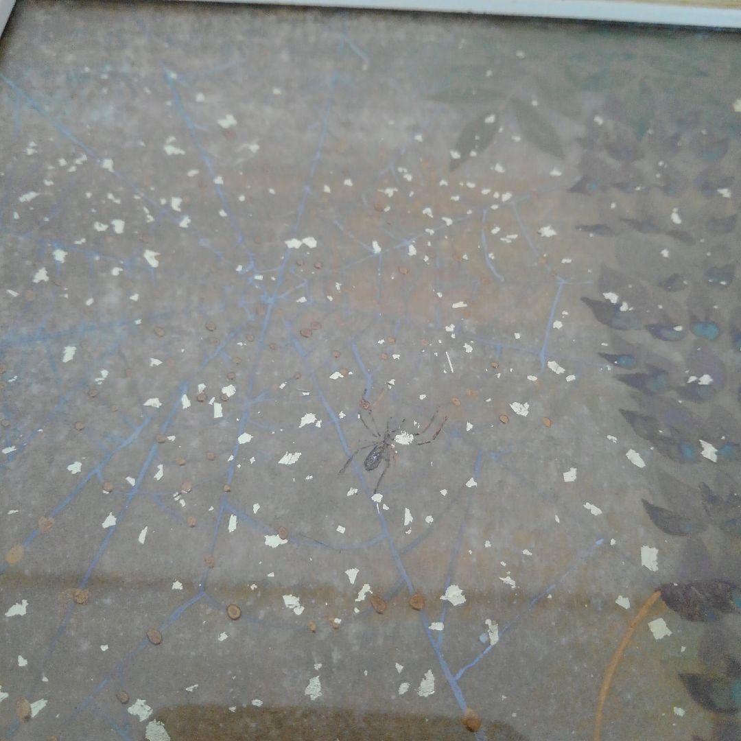 日本画　夕立の後