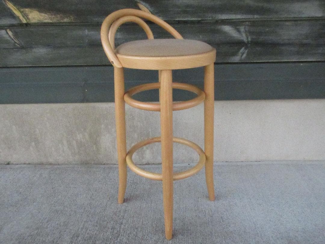 ★秋田木工アキモク曲木ベントウッドチェア2091-U/カウンターチェア