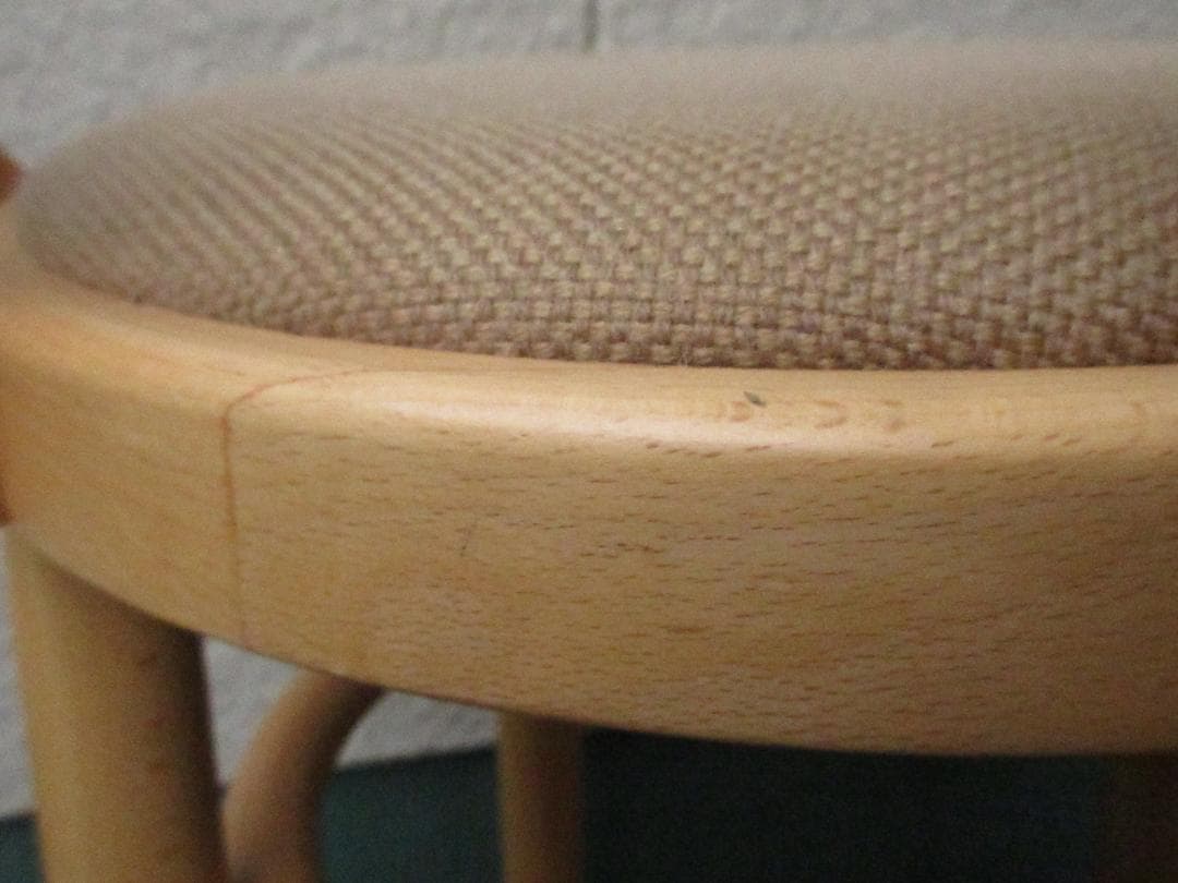 ★秋田木工アキモク曲木ベントウッドチェア2091-U/カウンターチェア