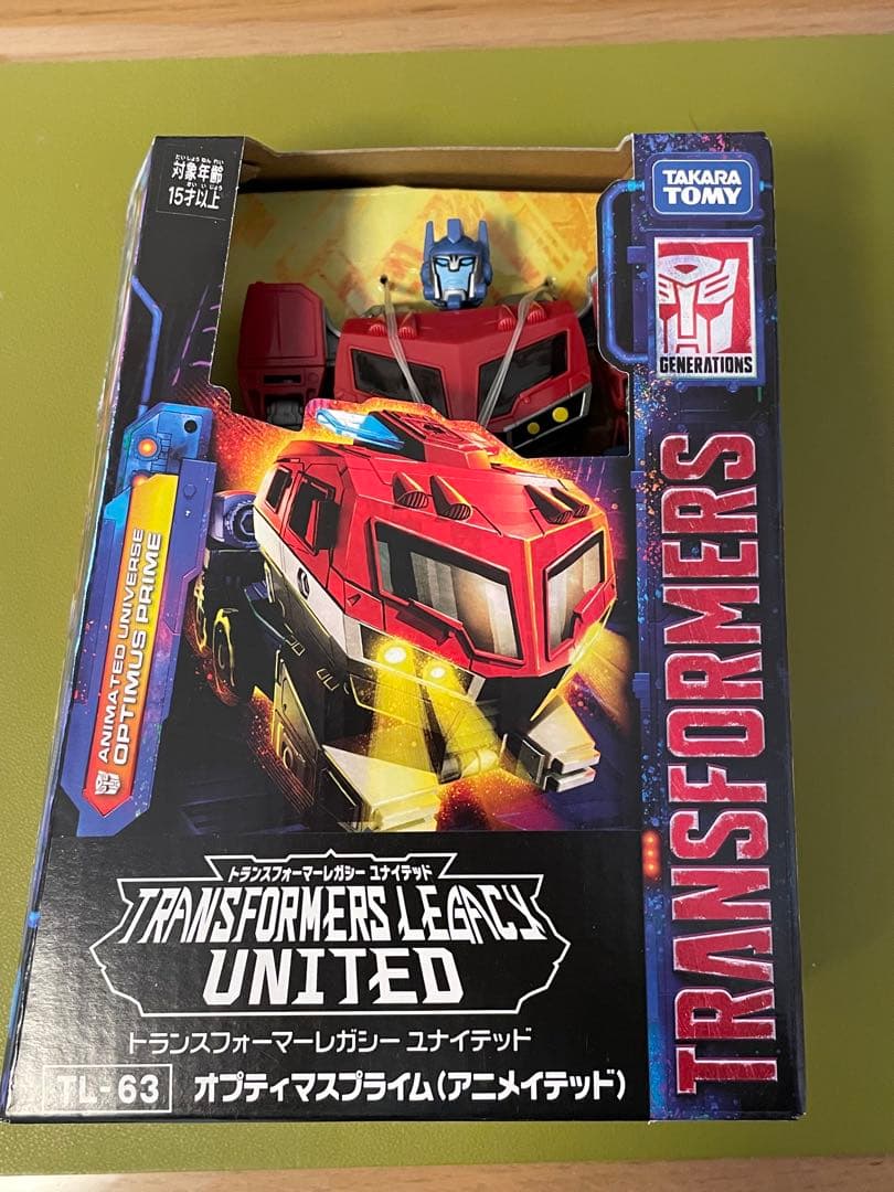 新品未開封　オプティマスプライム(アニメイテッド) TL-63