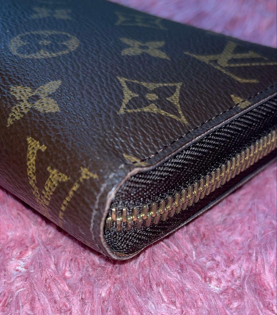 【美品】ルイヴィトン Louis Vuitton モノグラム ジッピーウォレット
