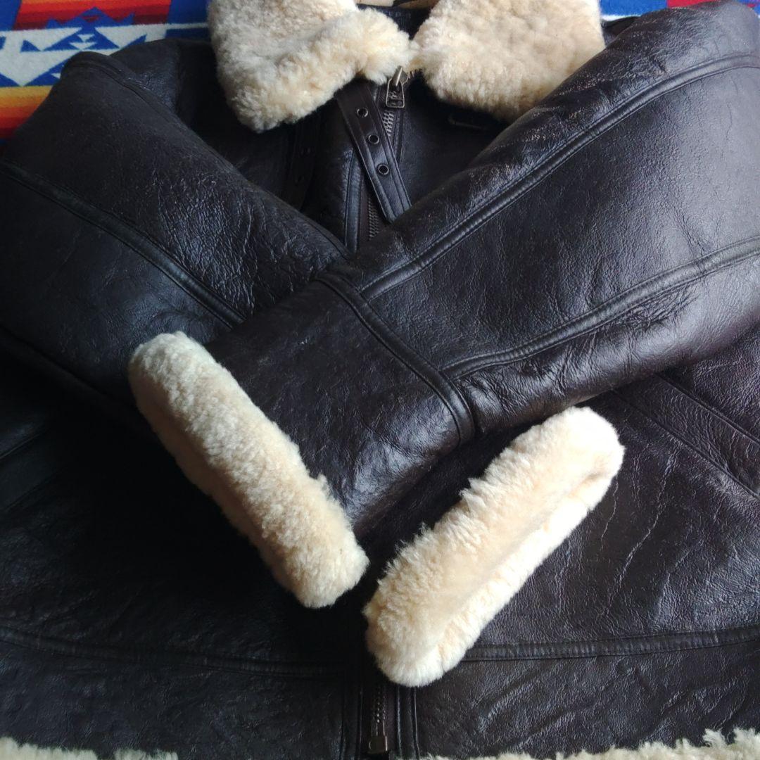 GLEEMAN Type B-3 レザージャケット　革ジャン(XL)