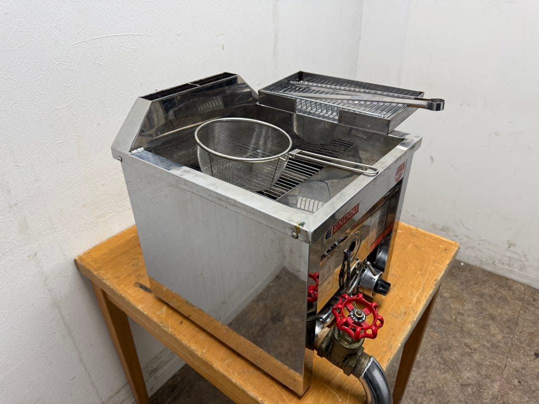 エンドウ　ENDOU　業務用　ガスフライヤー　卓上　厨房　飲食店　TPF-M