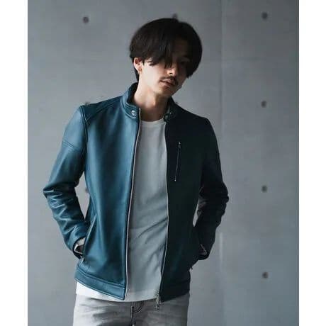 ラトルトラップ 　シープレザー シングルライダースジャケット　LLサイズ