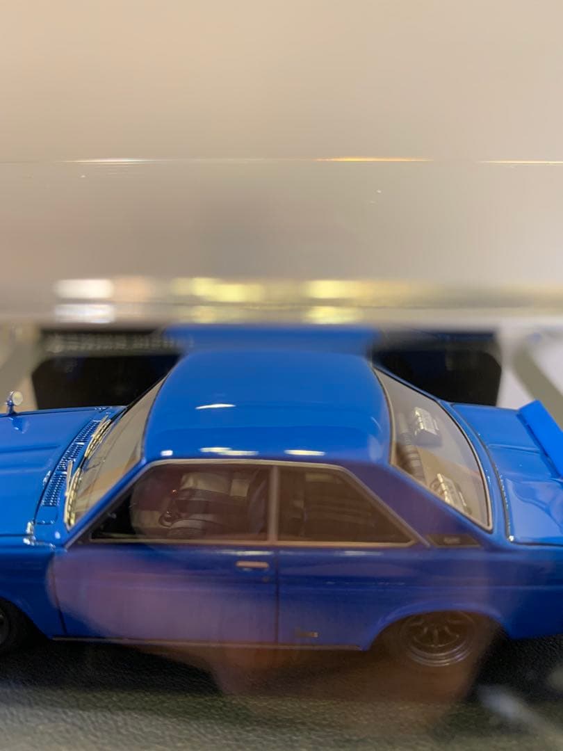 イグニッションモデル　1/43 ブルーバード　クーペ　KP510 ブルー