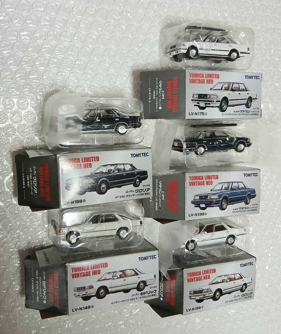 トミカリミテッドヴィンテージ ハイソカー5台セット 未使用保管品 当時物 貴重
