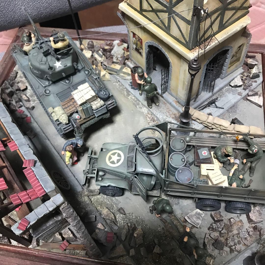 1/35 スケール 軍用トラック 戦車 ディオラマ
