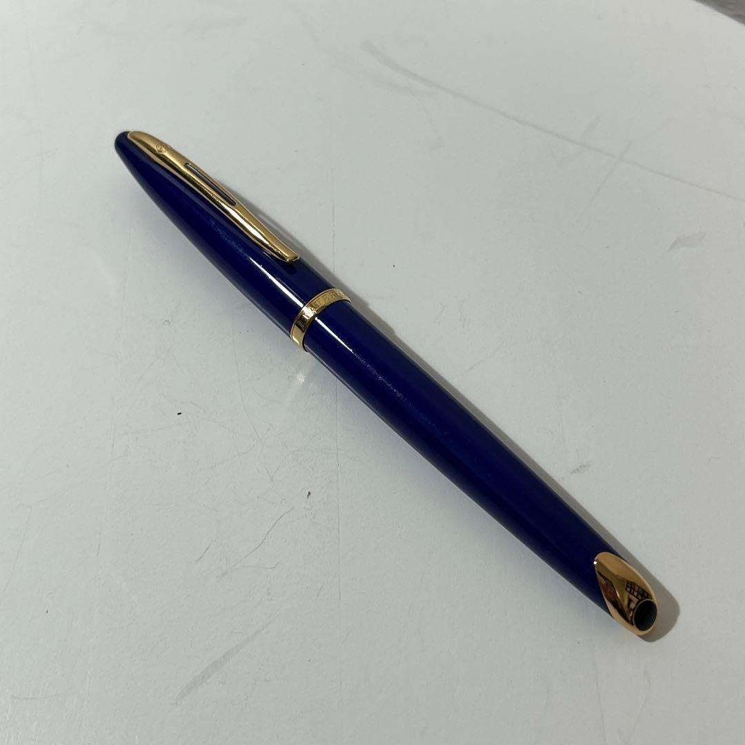 ウォーターマン 万年筆カレン紫パープルペン先18K-750