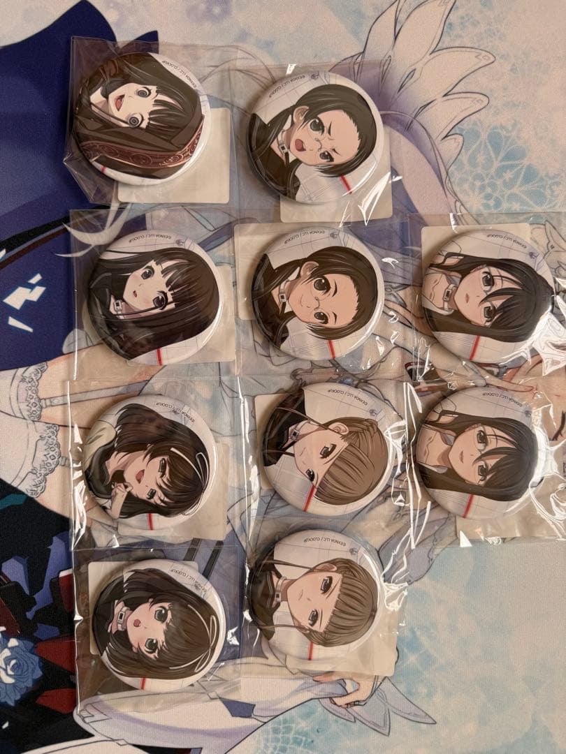 オンラインくじ　euphoria 缶バッジ10個