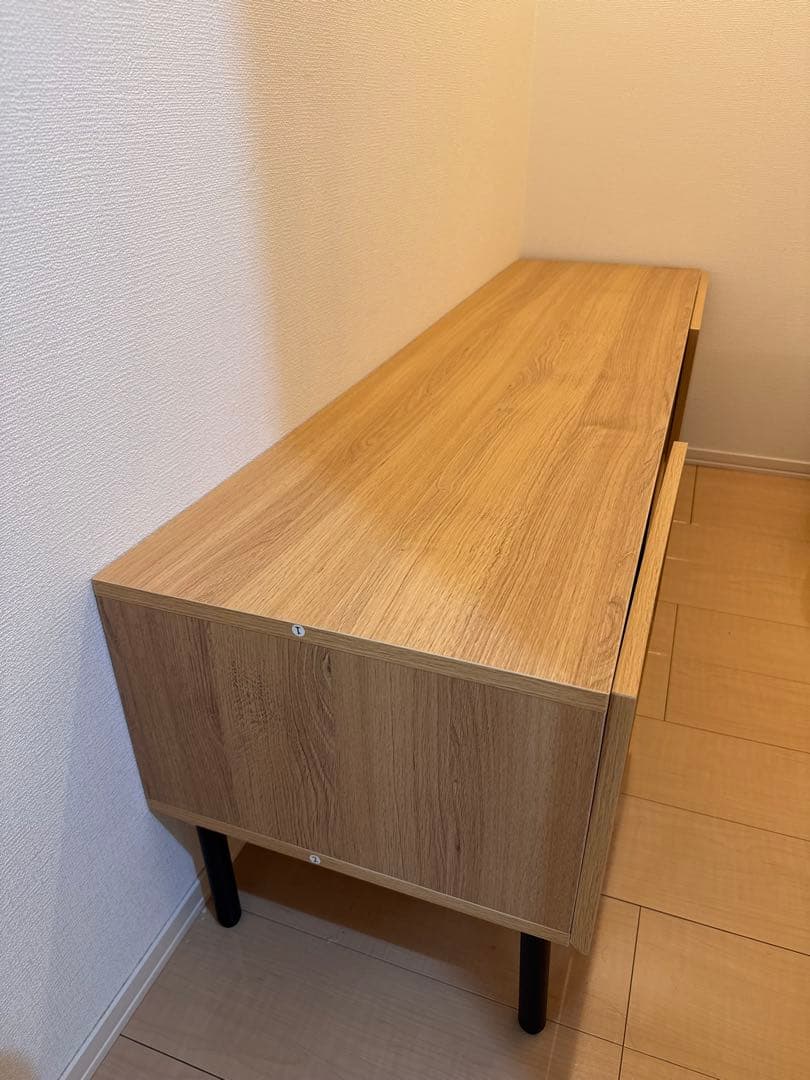 【完成品】ラタン ナチュラル テレビ台 140cm