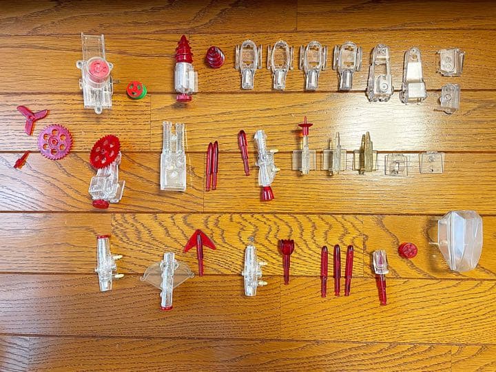 【当時物】サイボーグライダー　オートバイセット×2台分　武器セット付