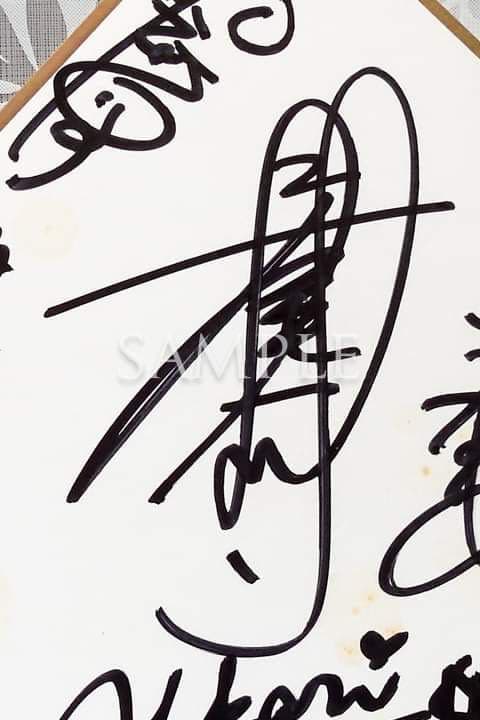 BIRTHバース声優４名＋1名・直筆サイン色紙（当時物）限定非売品