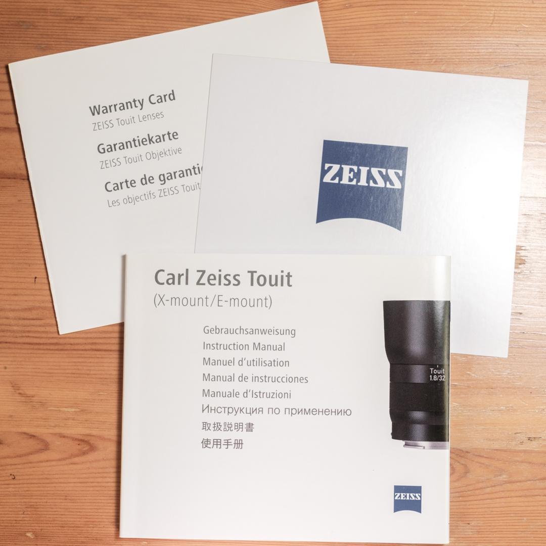 【美品】ZEISS (ツァイス) Touit 1.8/32 Eマウント