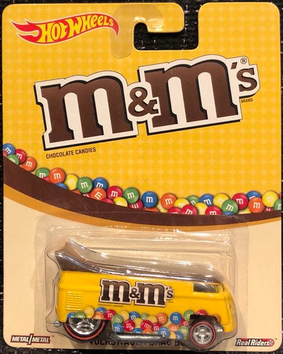 ミニカー Hot Wheels VOLKSWAGEN DRAG BUS m&m's