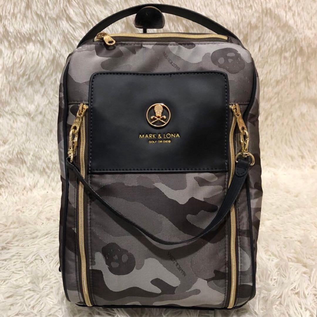 未使用級☆MARK&LONA マークアンドロナ シューズケース カモフラ