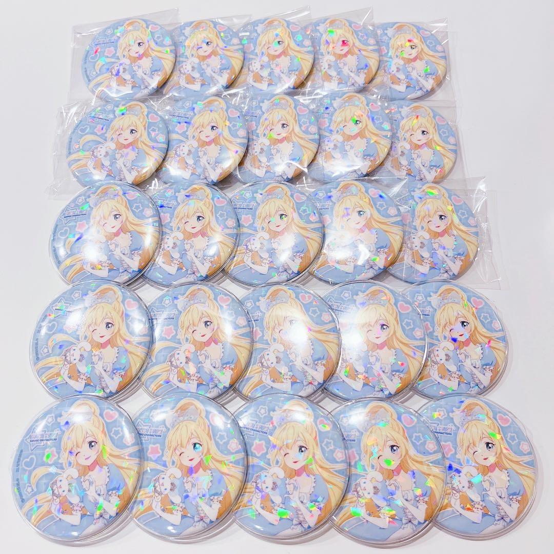 アイカツスターズ　サンリオ　缶バッジ